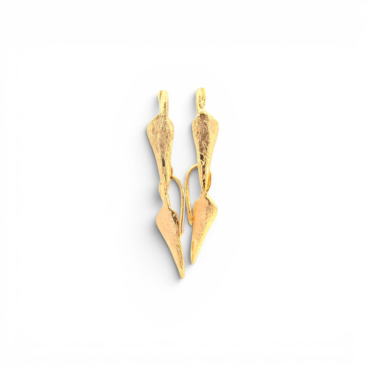 Lingua Nigra: Swan Song Double Swing Earring