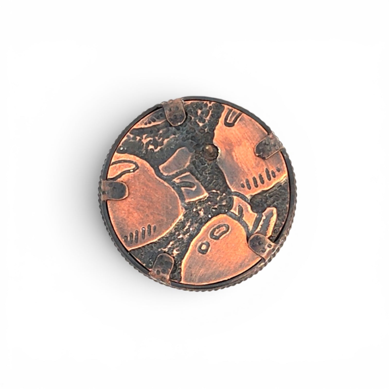 Zachery Lechtenberg: Enamel Pin, Apple with Worm