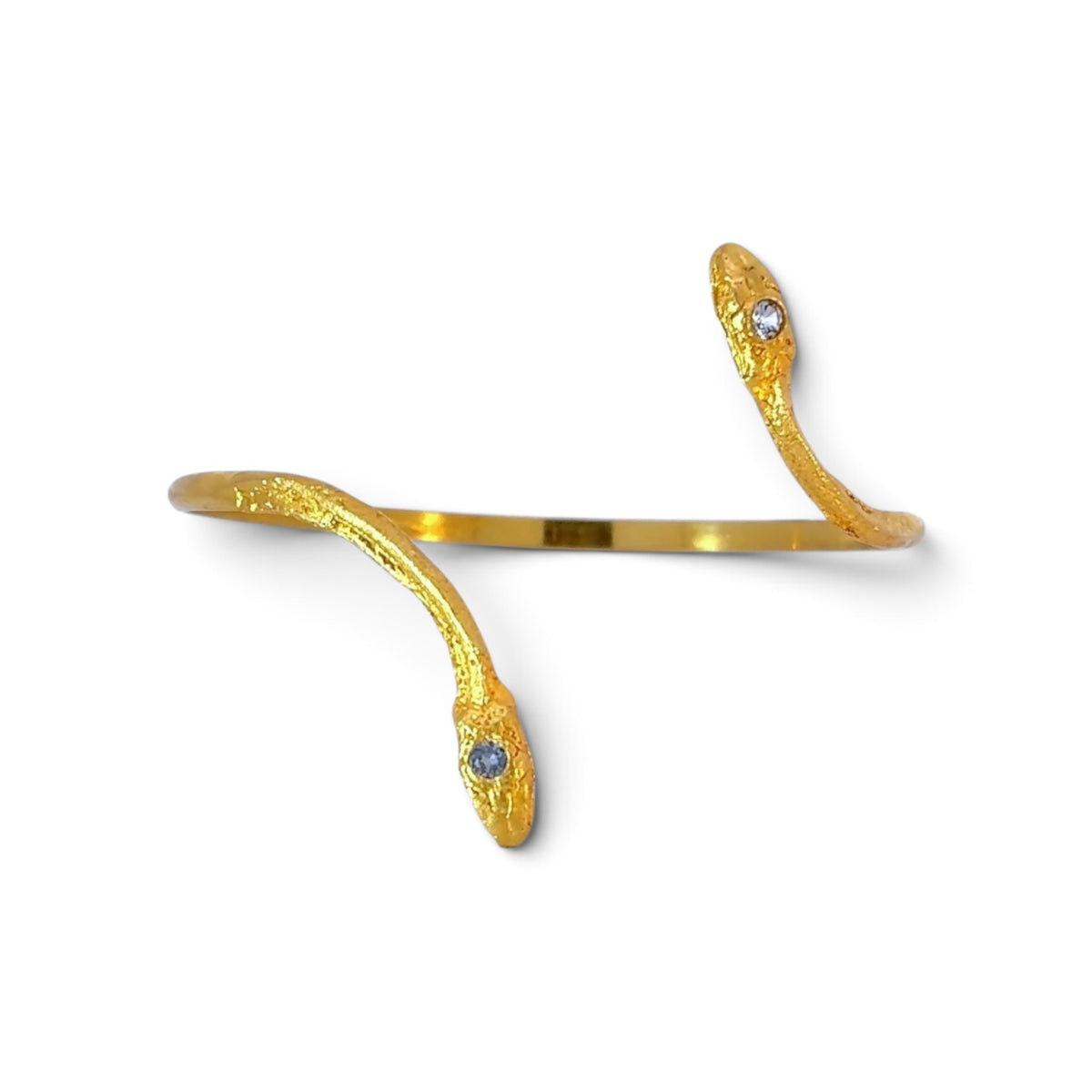 Anna Johnson: Gold Serpentine Cuff with Alexandrite