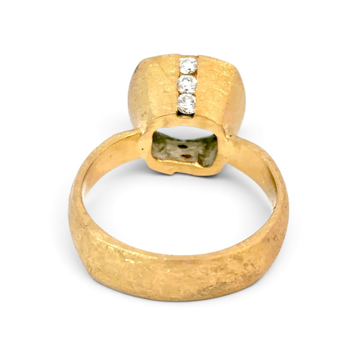 Ruff Goldsmiths: Aquamarine & Diamond Ring