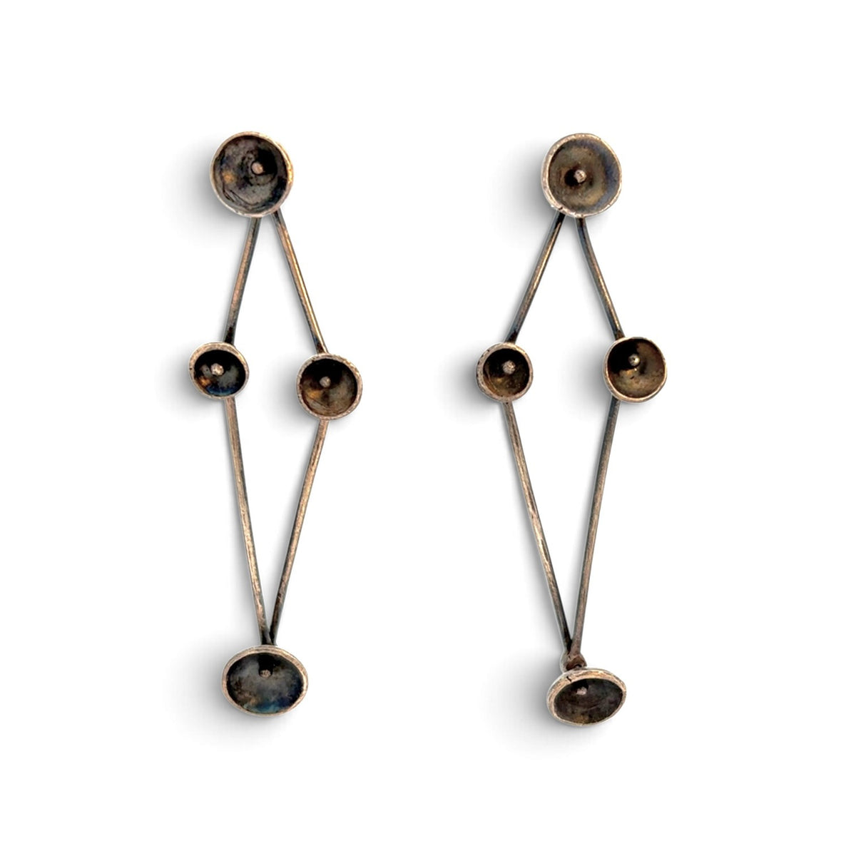 Lisa Colby: Constellation Earrings, Sterling Silver
