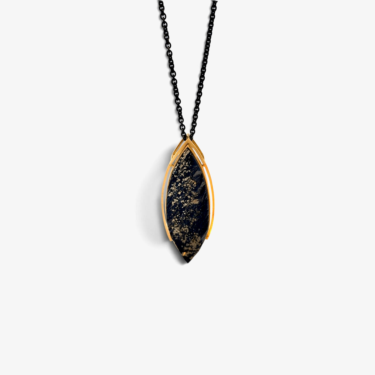 Ruff Goldsmiths: Slate with Pyrite Inclusions, Necklace