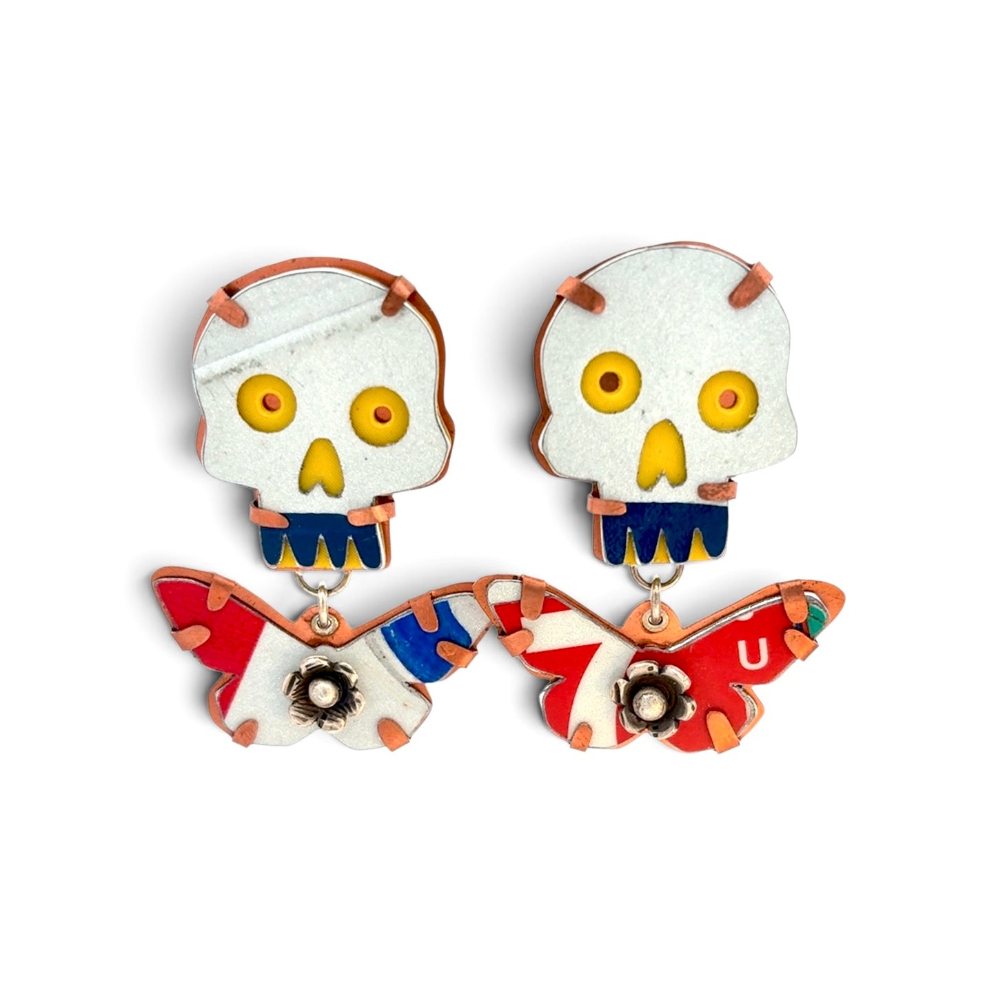 Amuck Design: Highway Vanitas Earrings