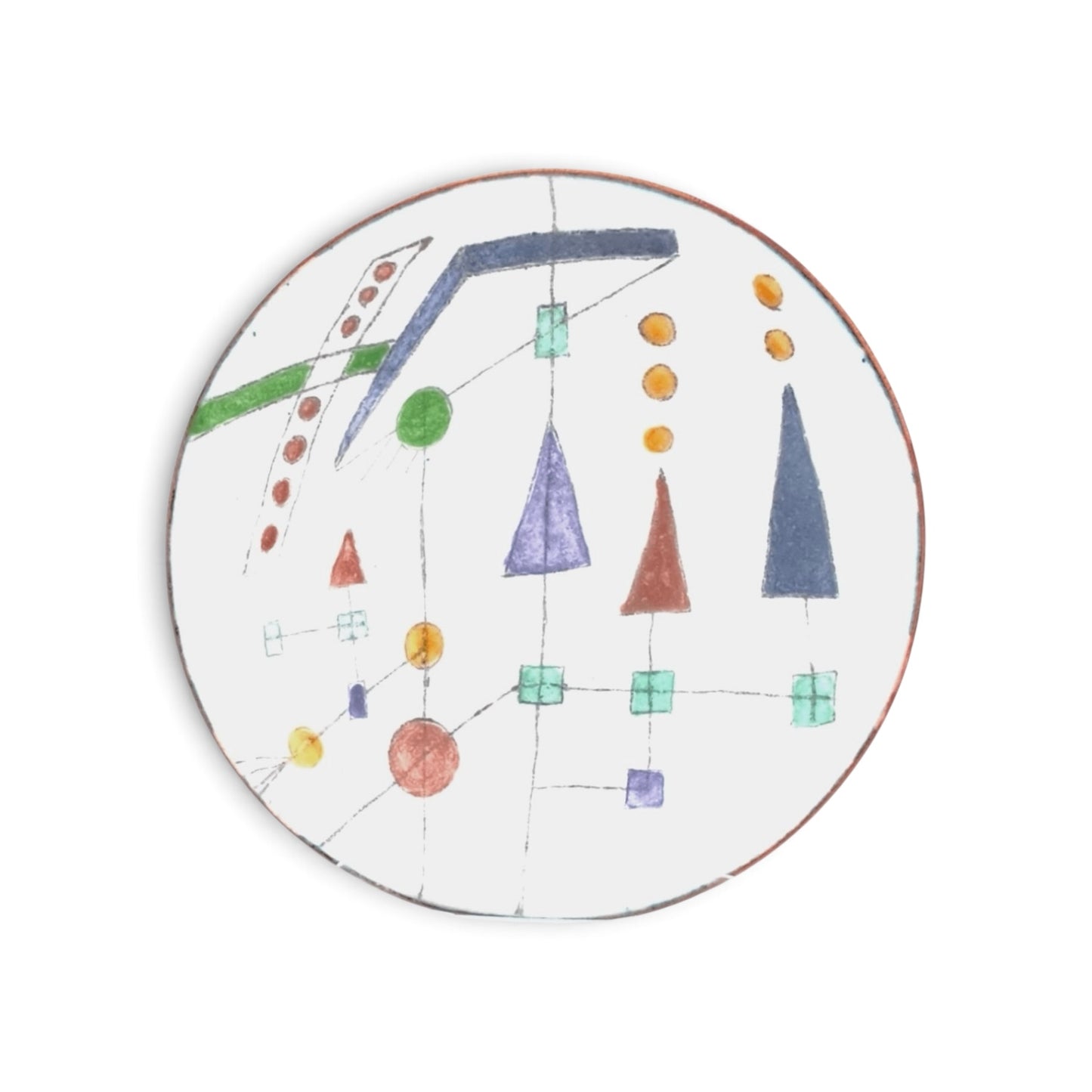 Terri Sauer: Copper, and Enamel Vessel