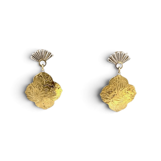 Barbara McFadyen: Fancy Quatrefoil Dangles with Drops