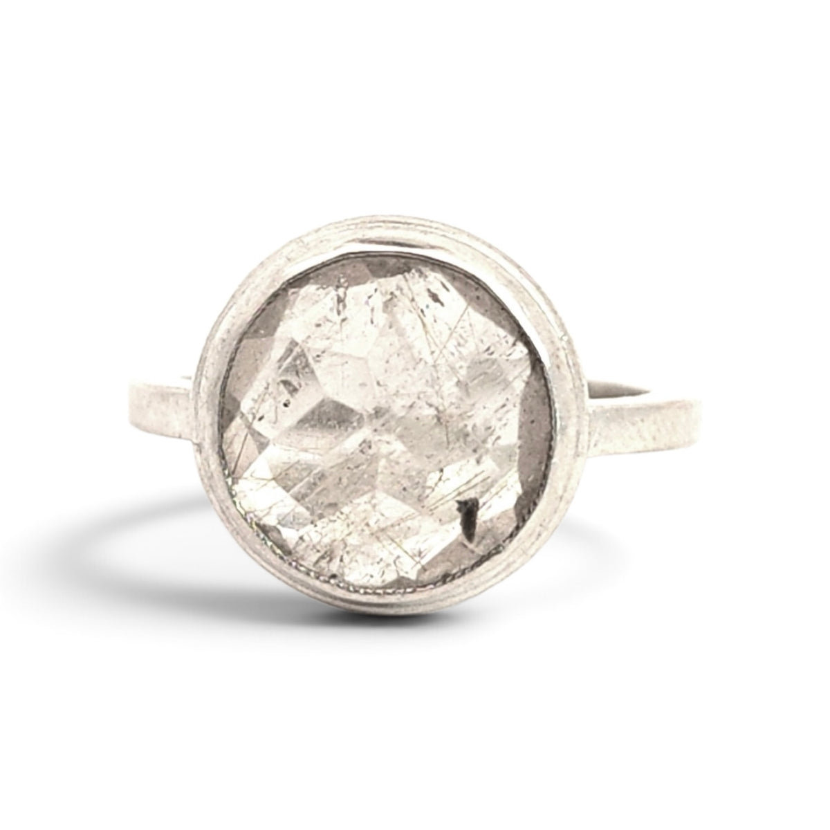 Robert Thomas Mullen: Rutilated Quartz, and Sterling Silver Ring