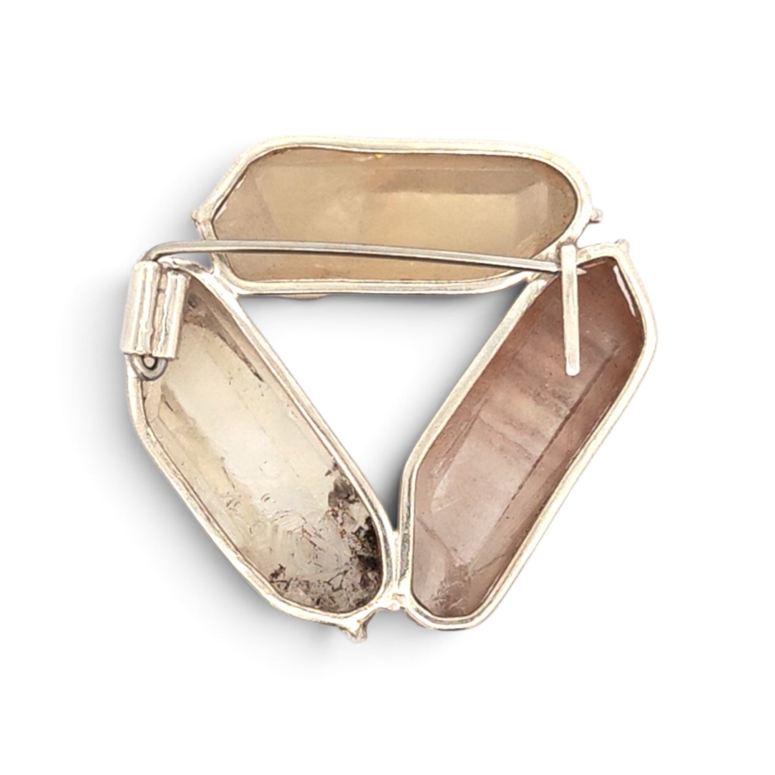 Robert Thomas Mullen: Lithium Quartz, and Sterling Silver Brooch
