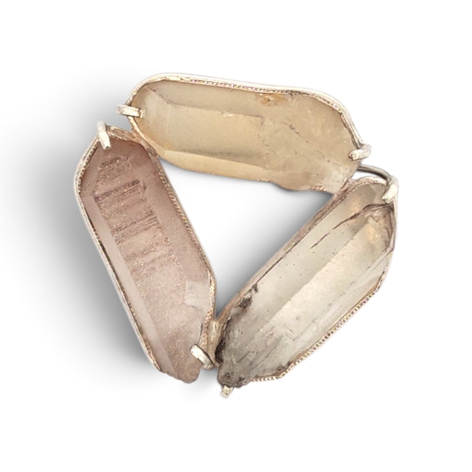 Robert Thomas Mullen: Lithium Quartz, and Sterling Silver Brooch