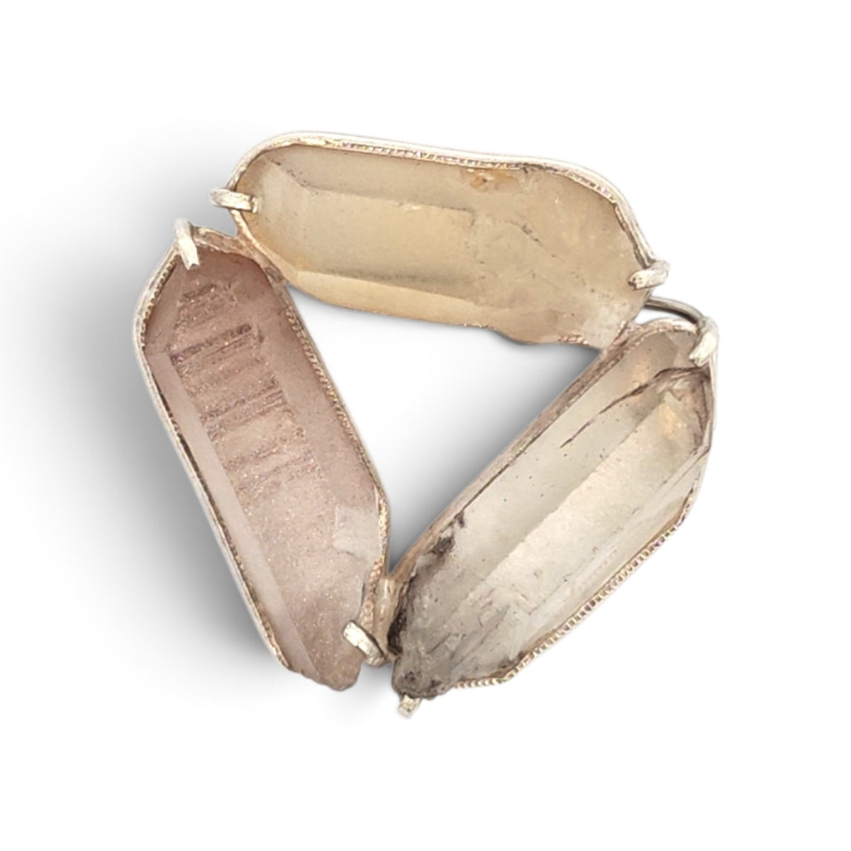 Robert Thomas Mullen: Lithium Quartz, and Sterling Silver Brooch