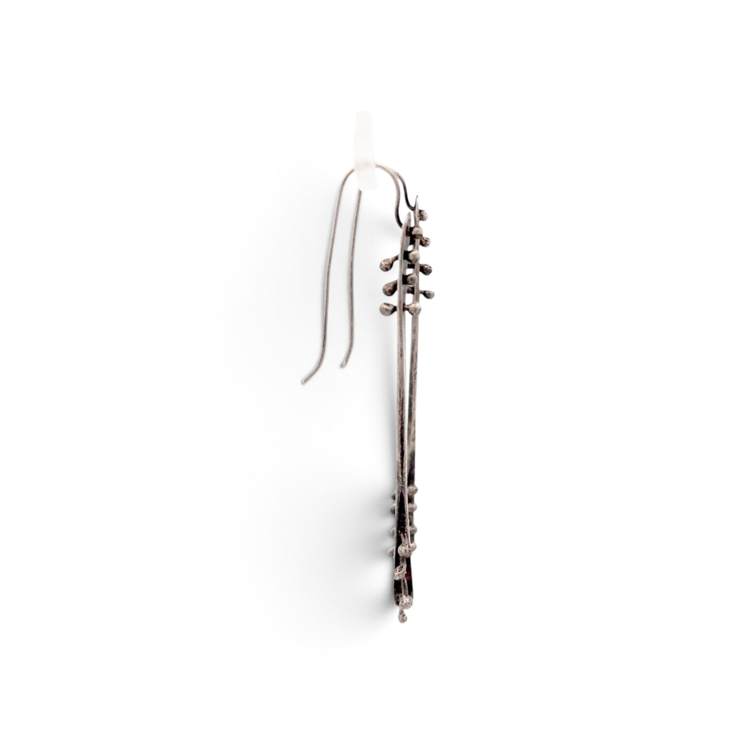 Lisa Colby: Rivet Sticks Earrings, Sterling Silver
