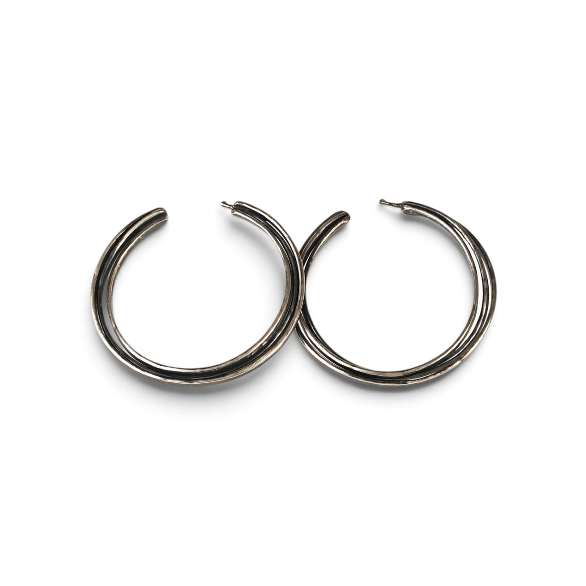 Lisa Colby: Triple Wire Forged Hoops