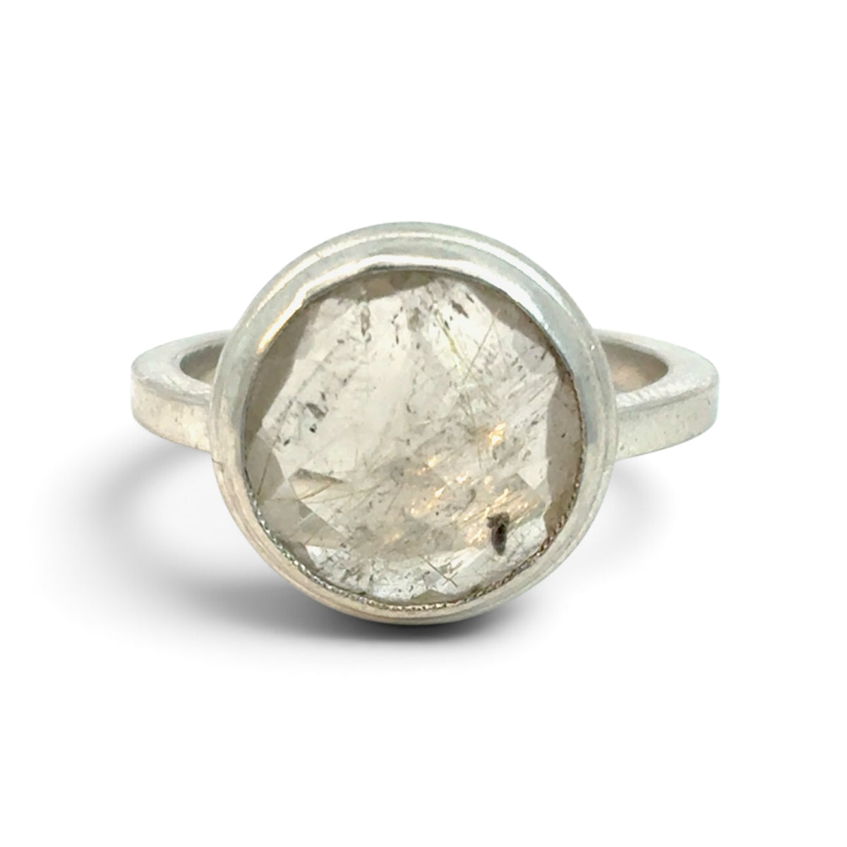 Robert Thomas Mullen: Rutilated Quartz, and Sterling Silver Ring