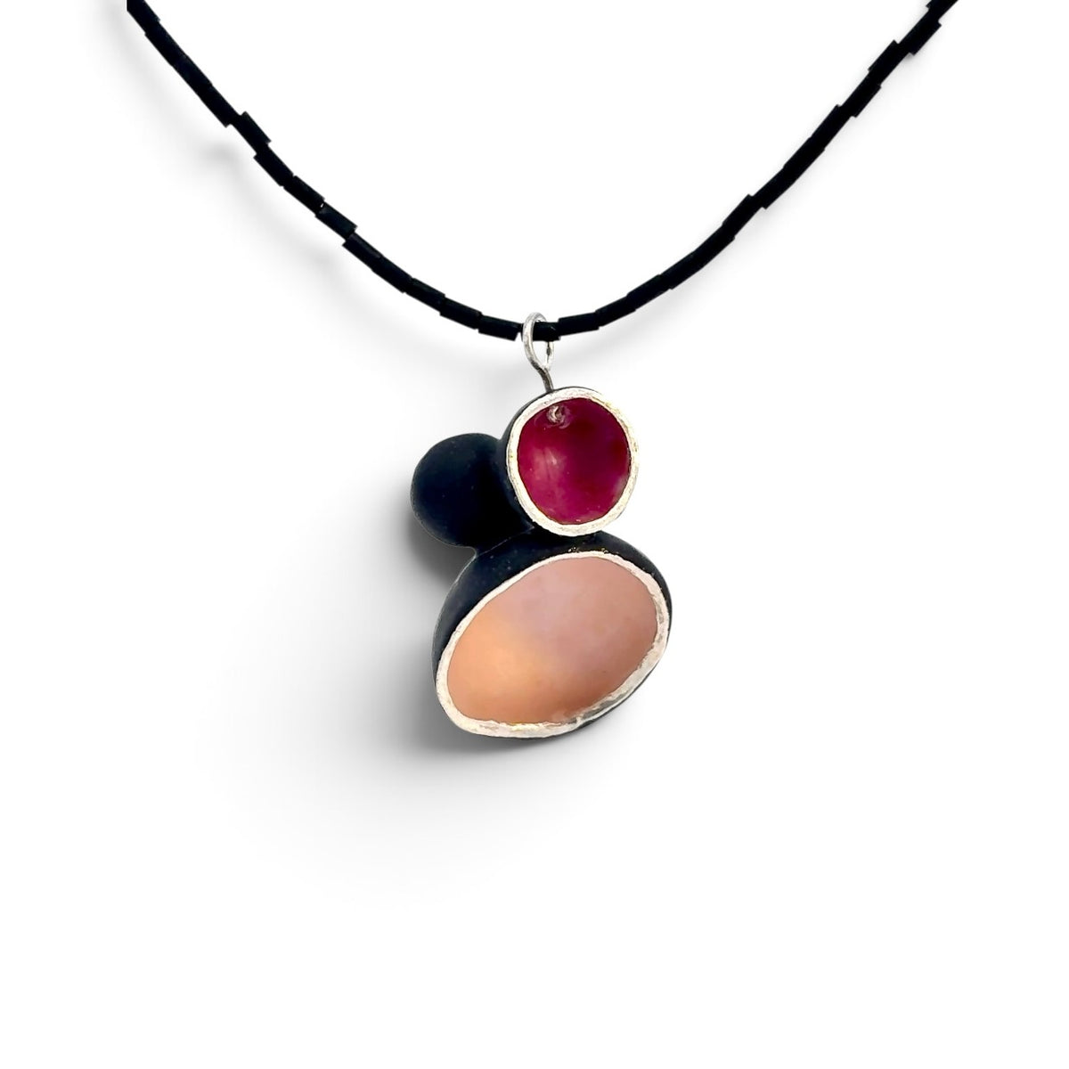 Sarah Perkins: Pink Pendant Necklace