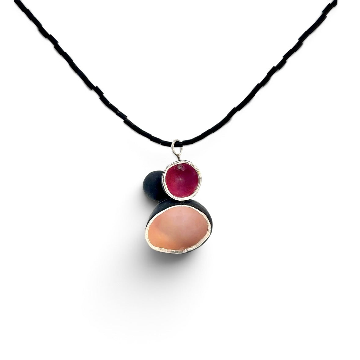 Sarah Perkins: Pink Pendant Necklace