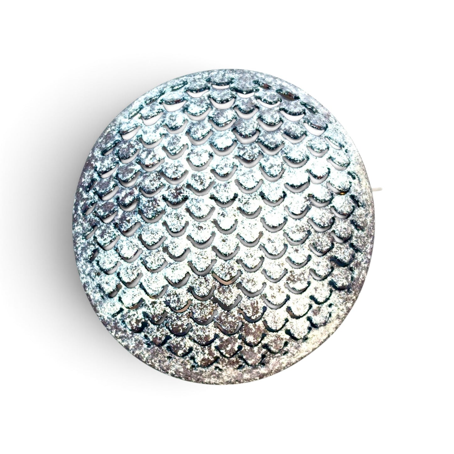 Sarah Perkins: Feathered, Pierced Brooch
