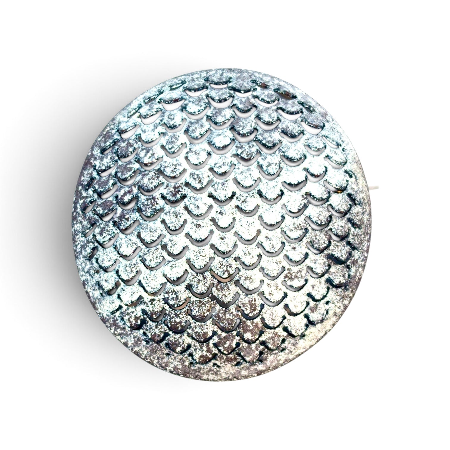 Sarah Perkins: Feathered, Pierced Brooch