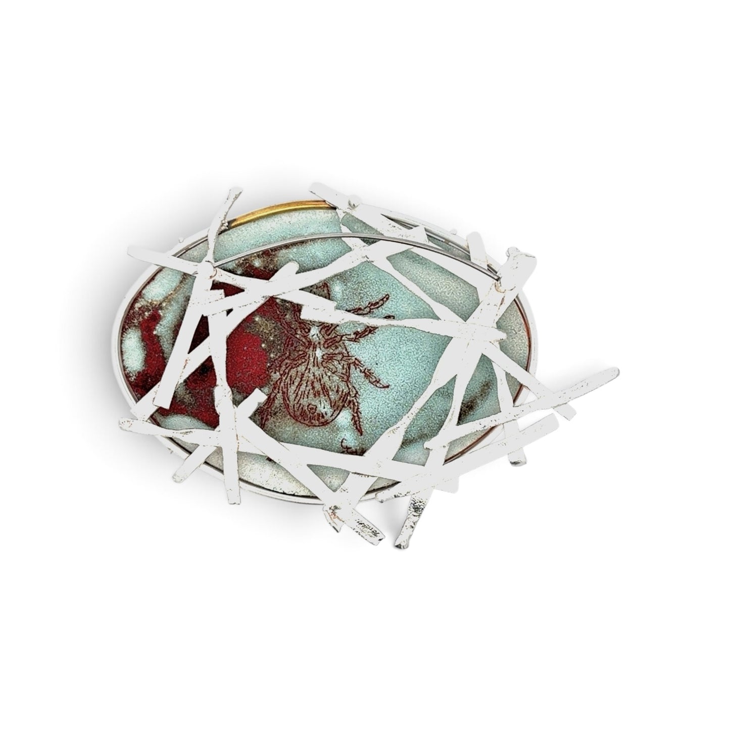 Charity Hall: Tick Brooch