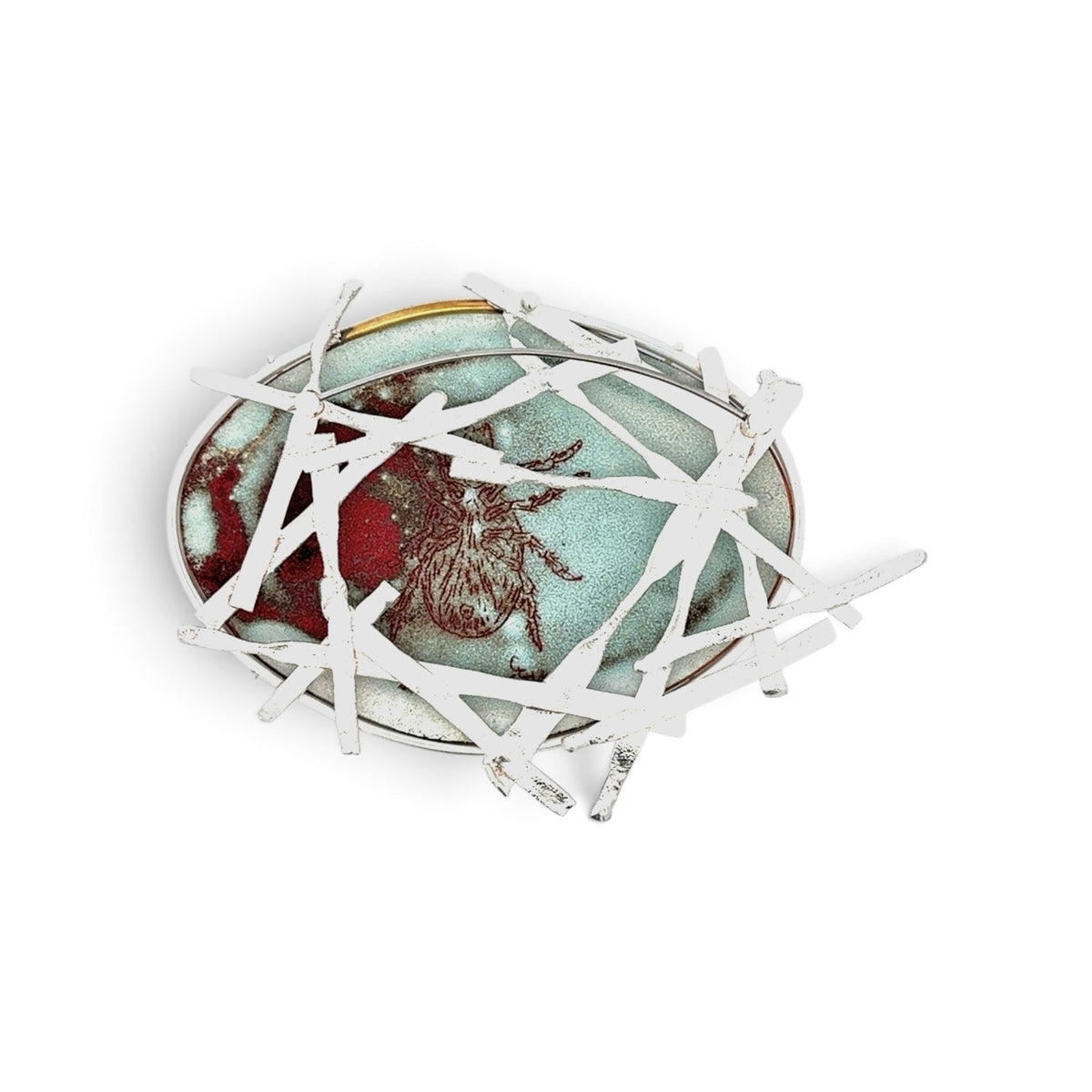Charity Hall: Tick Brooch