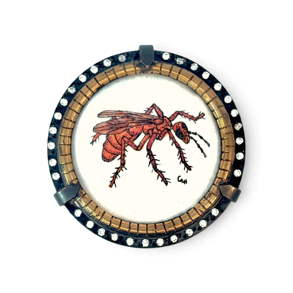 Charity Hall: Tarantula Hawk Wasp Brooch