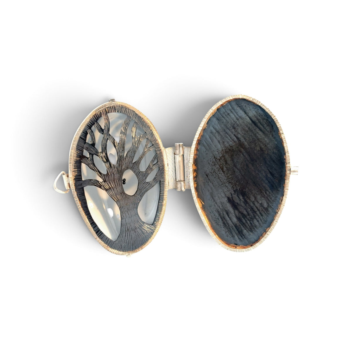 Charity Hall: Cerambycid Locket Brooch