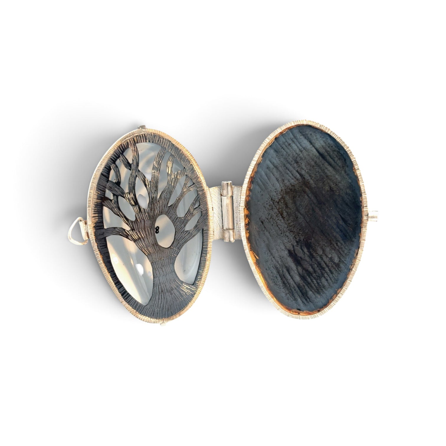 Charity Hall: Cerambycid Locket Brooch