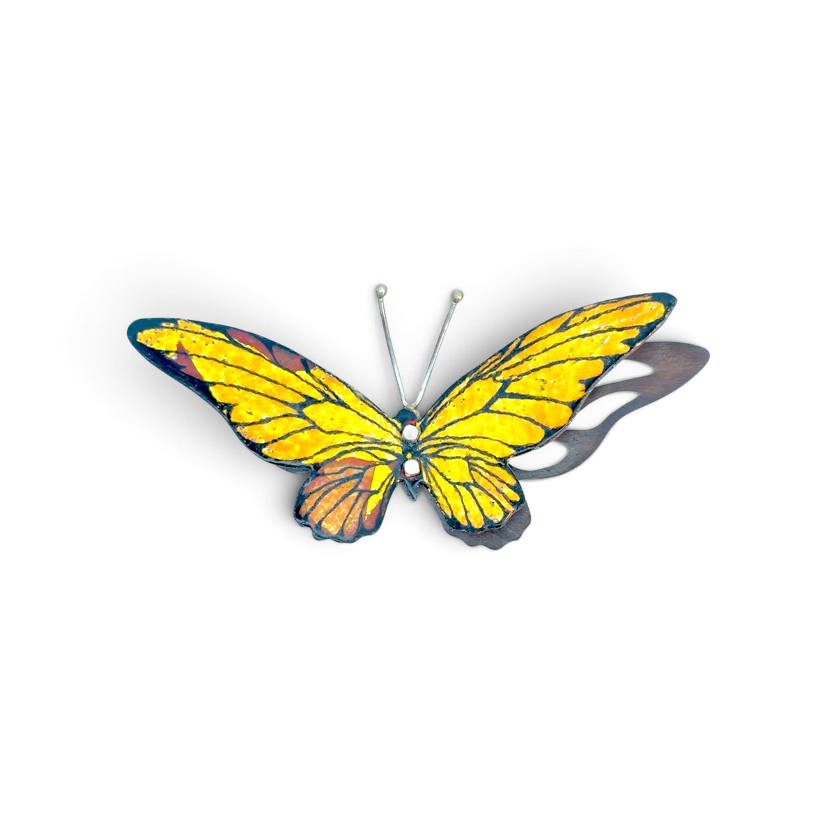 Charity Hall: Orange Butterfly Pin