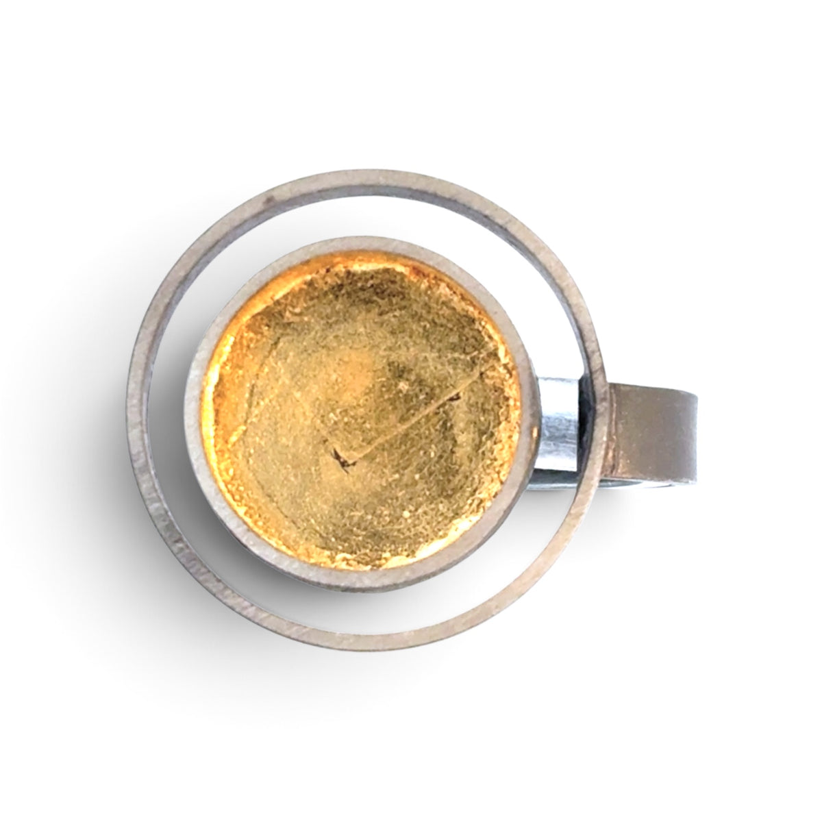 Dirigible Design: Circle Ring w/24k gold
