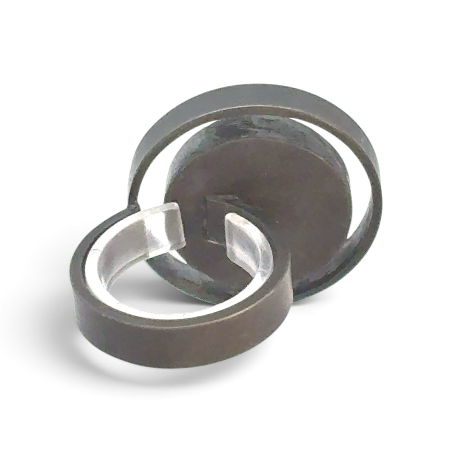 Dirigible Design: Circle Ring w/24k gold