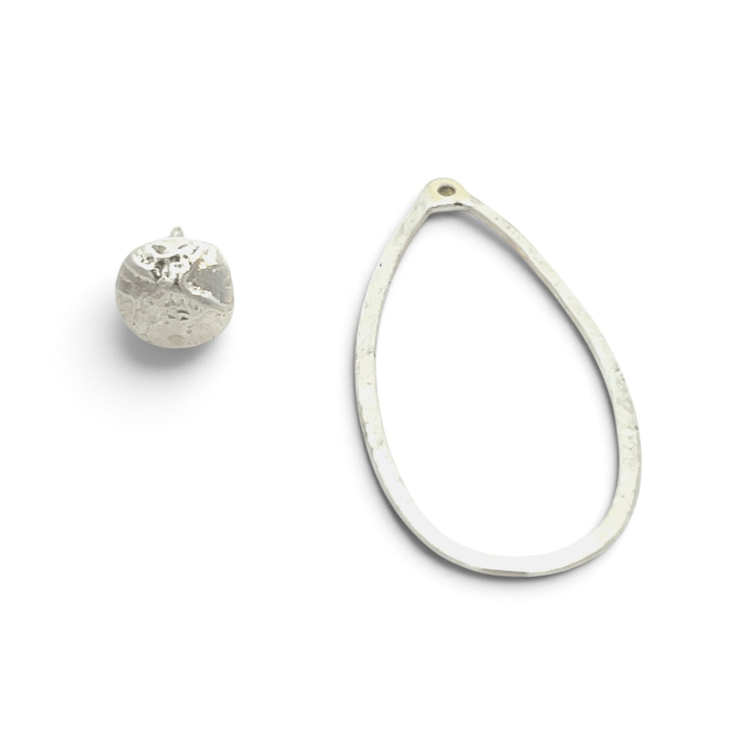 Kelly Miller: Recyled X Circle  Earrings