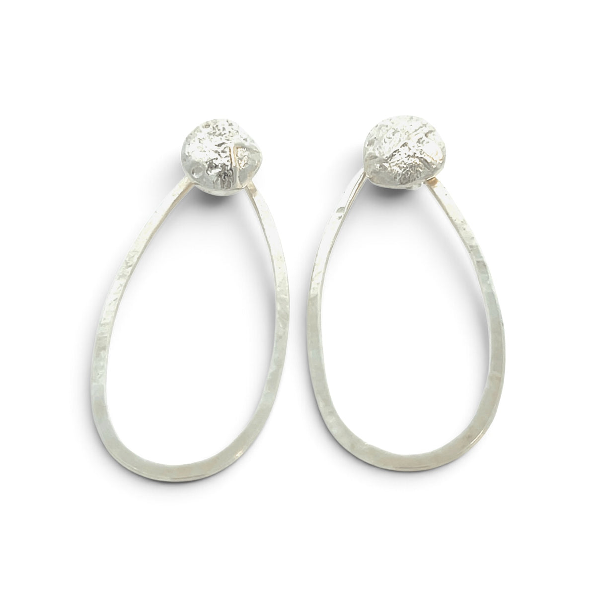 Kelly Miller: Recyled X Circle  Earrings