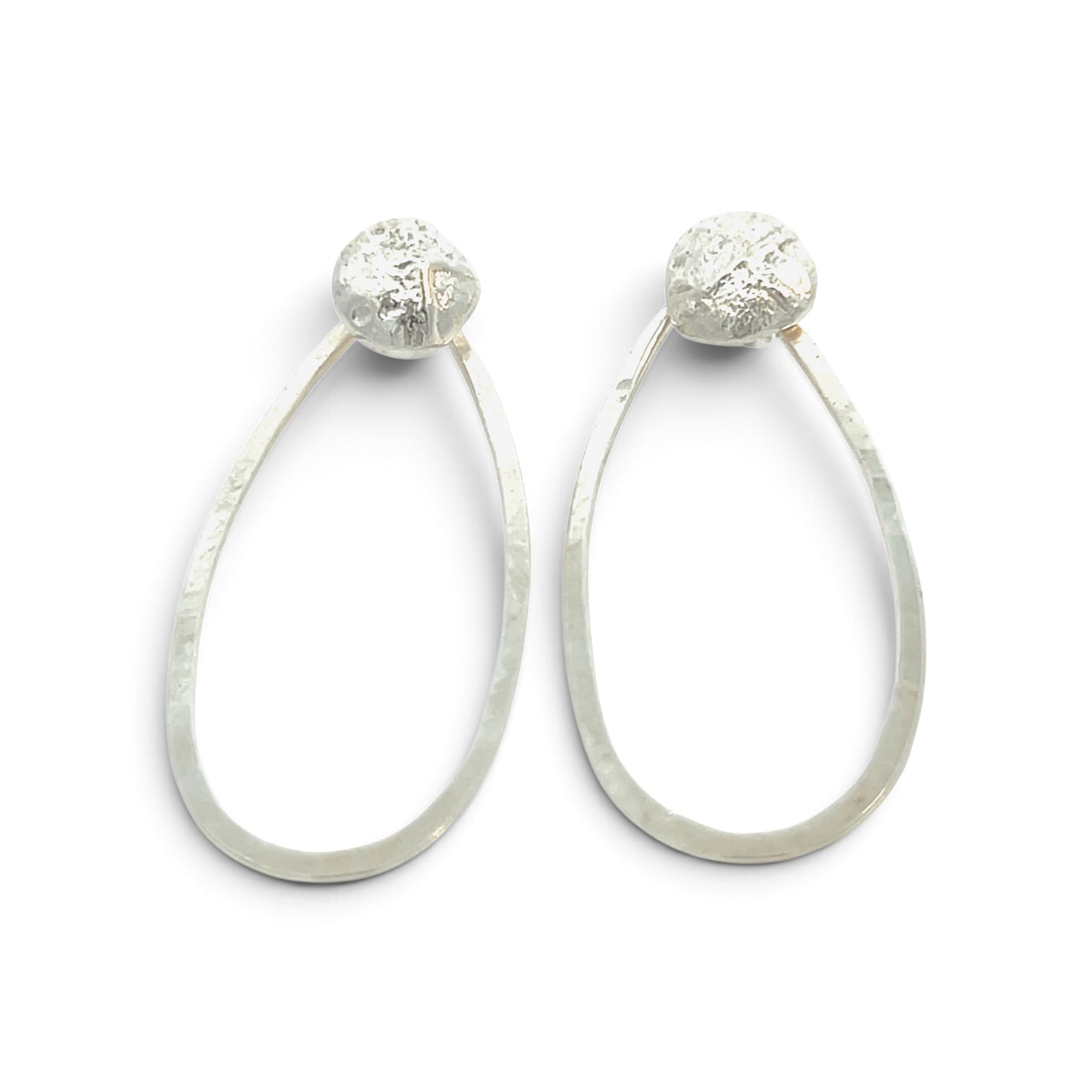 Kelly Miller: Recyled X Circle  Earrings