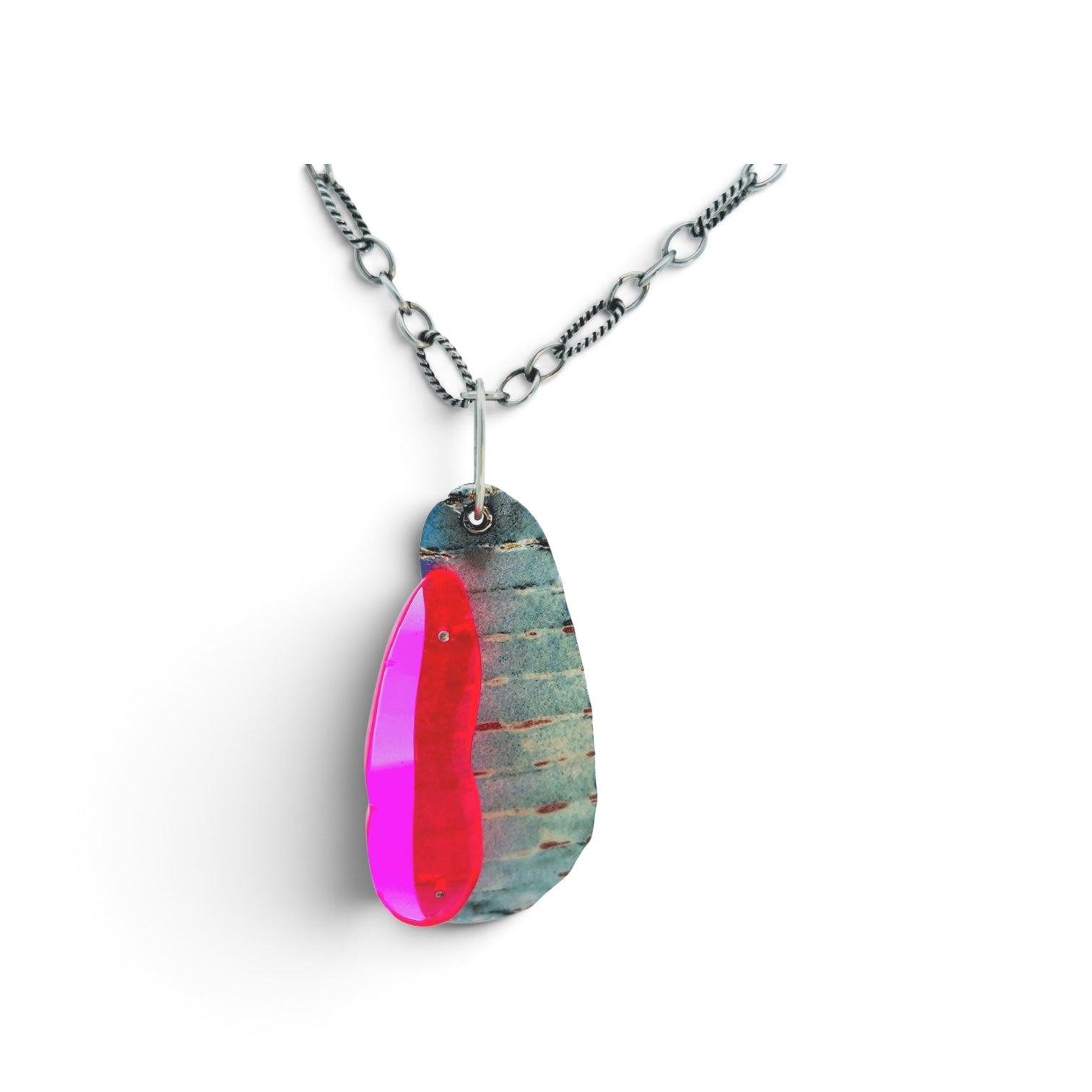 Kelly Miller: Acrylic and Enamel  Necklace