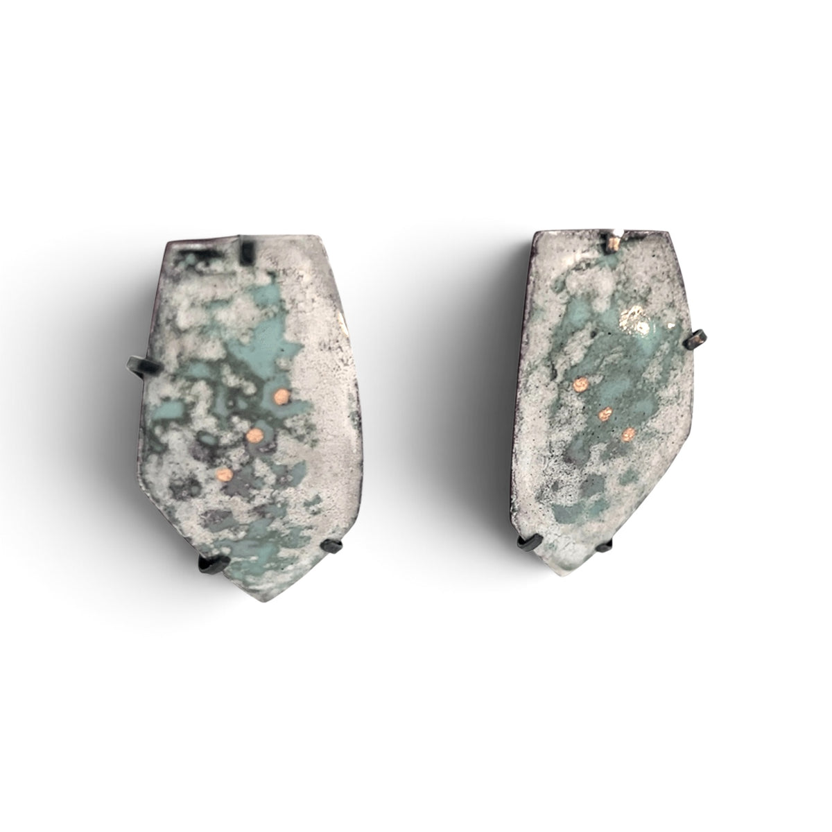 Kelly Miller:Angeled Enamel Earrings