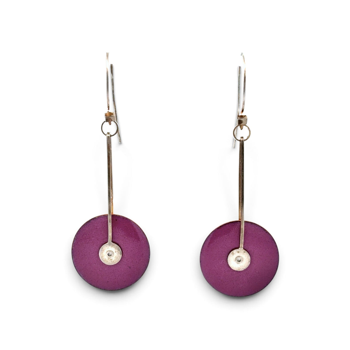 Terri Sauer: Enamel Earrings.