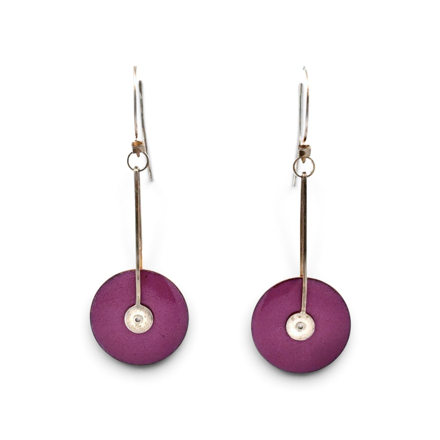 Terri Sauer: Enamel Earrings.