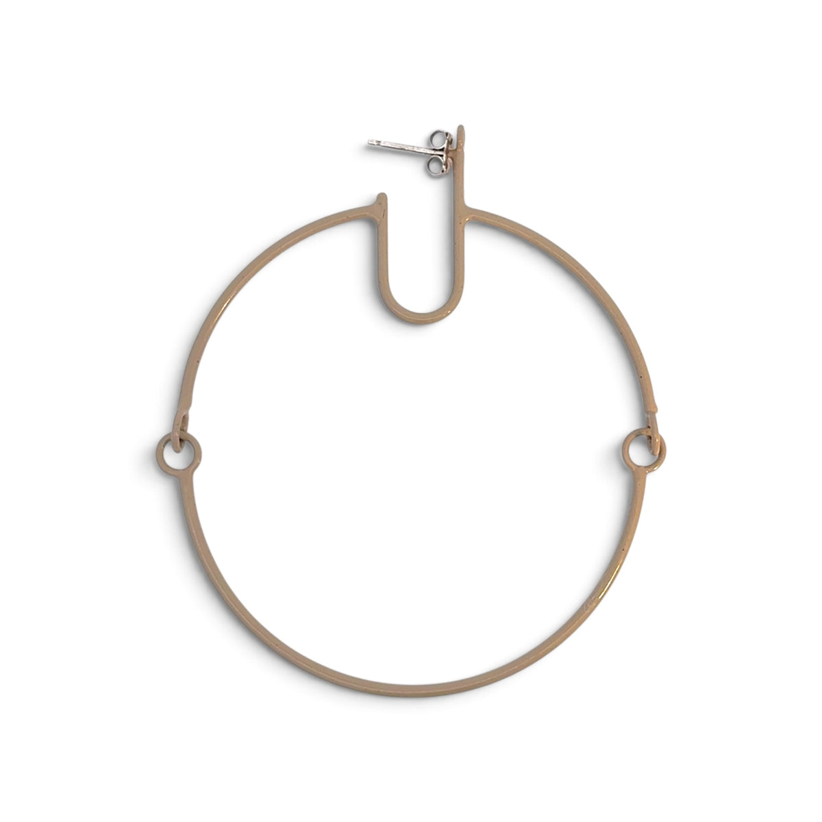 Devyn Vasquez: Floja Hoop Beige