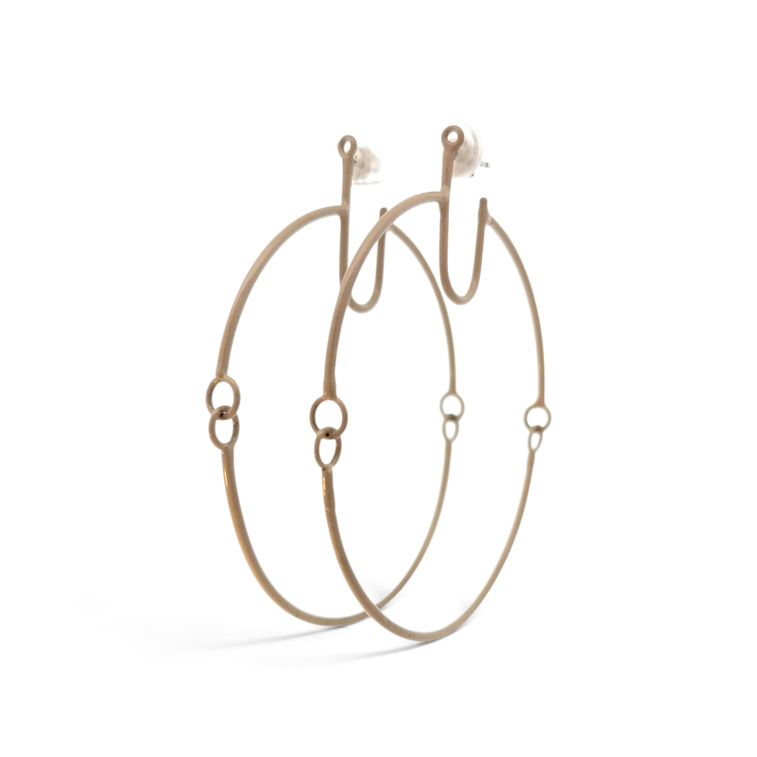 Devyn Vasquez: Floja Hoop Beige