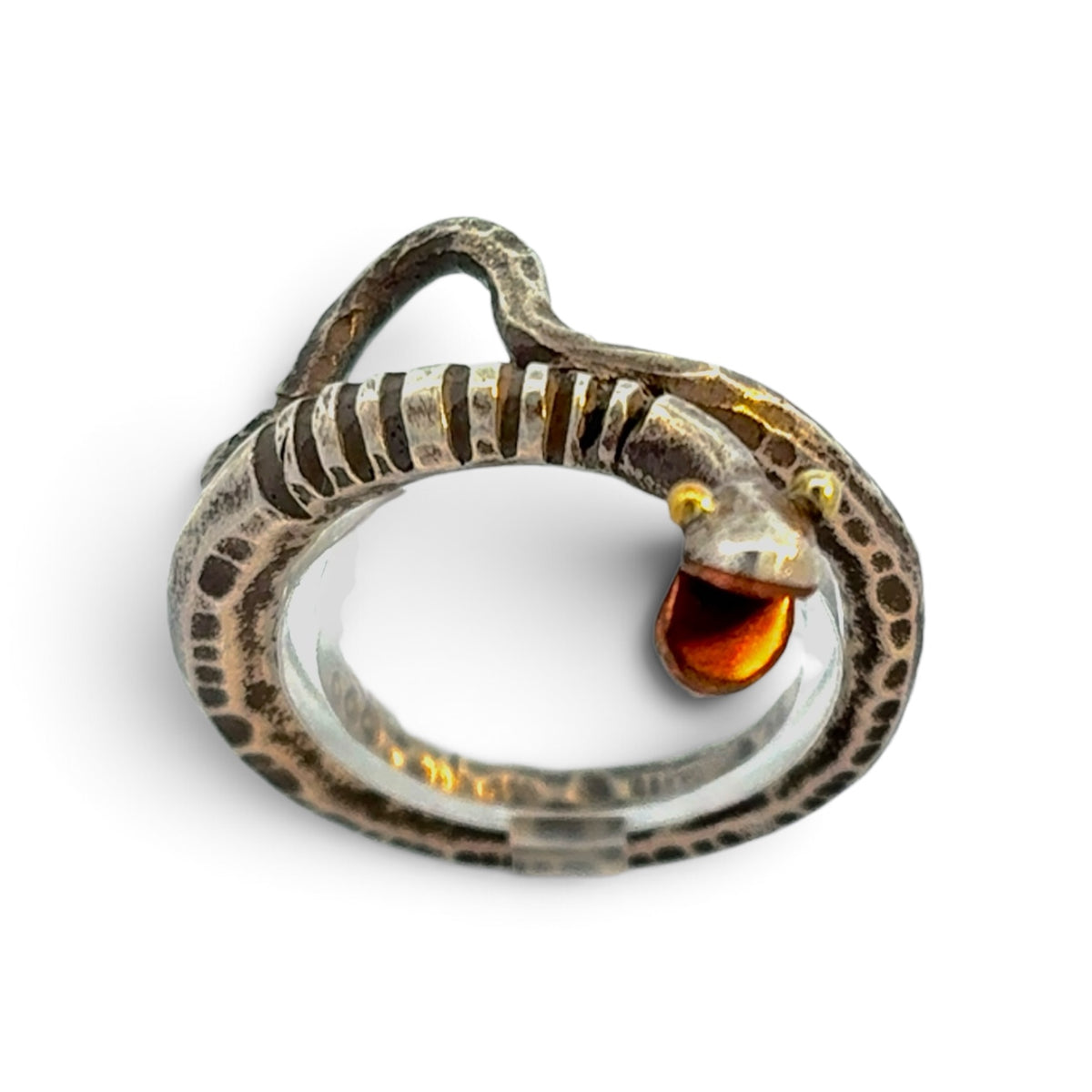 David Jones: Forged Snake Ring, Size 10