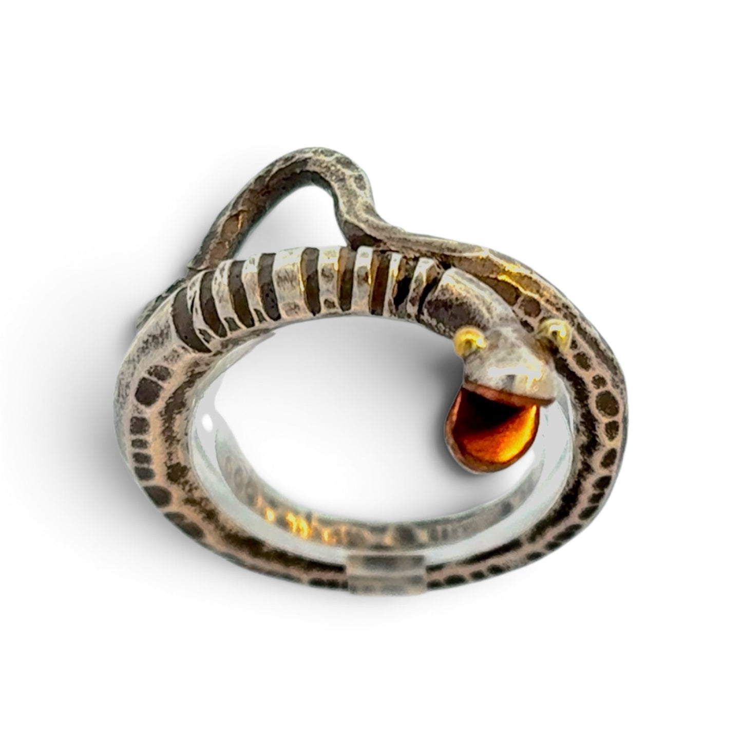 David Jones: Forged Snake Ring, Size 10