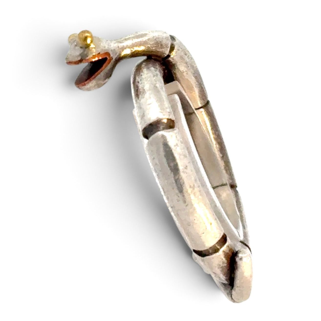 David Jones: Hand-Forged Snake Ring, Size 9