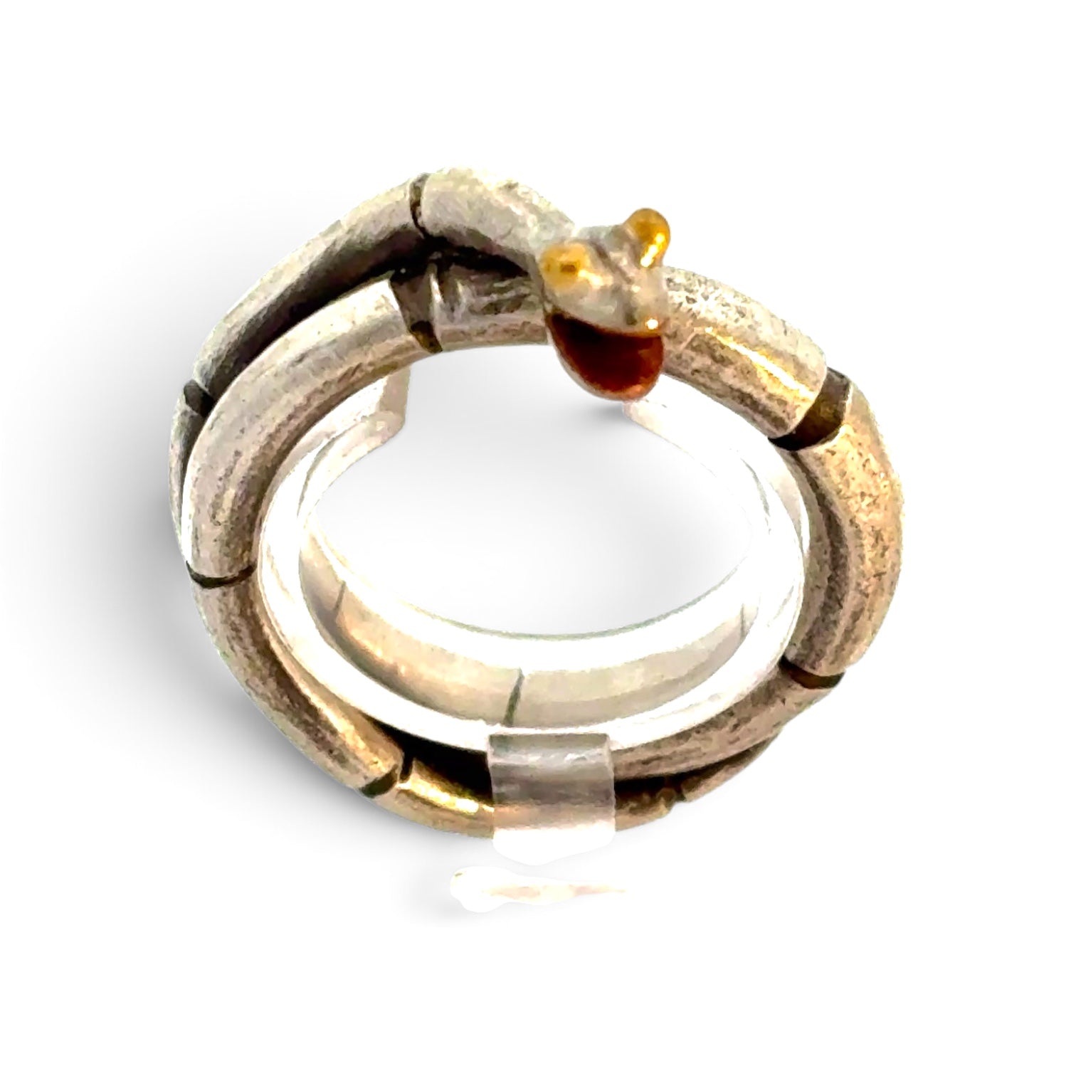 David Jones: Hand-Forged Snake Ring, Size 9