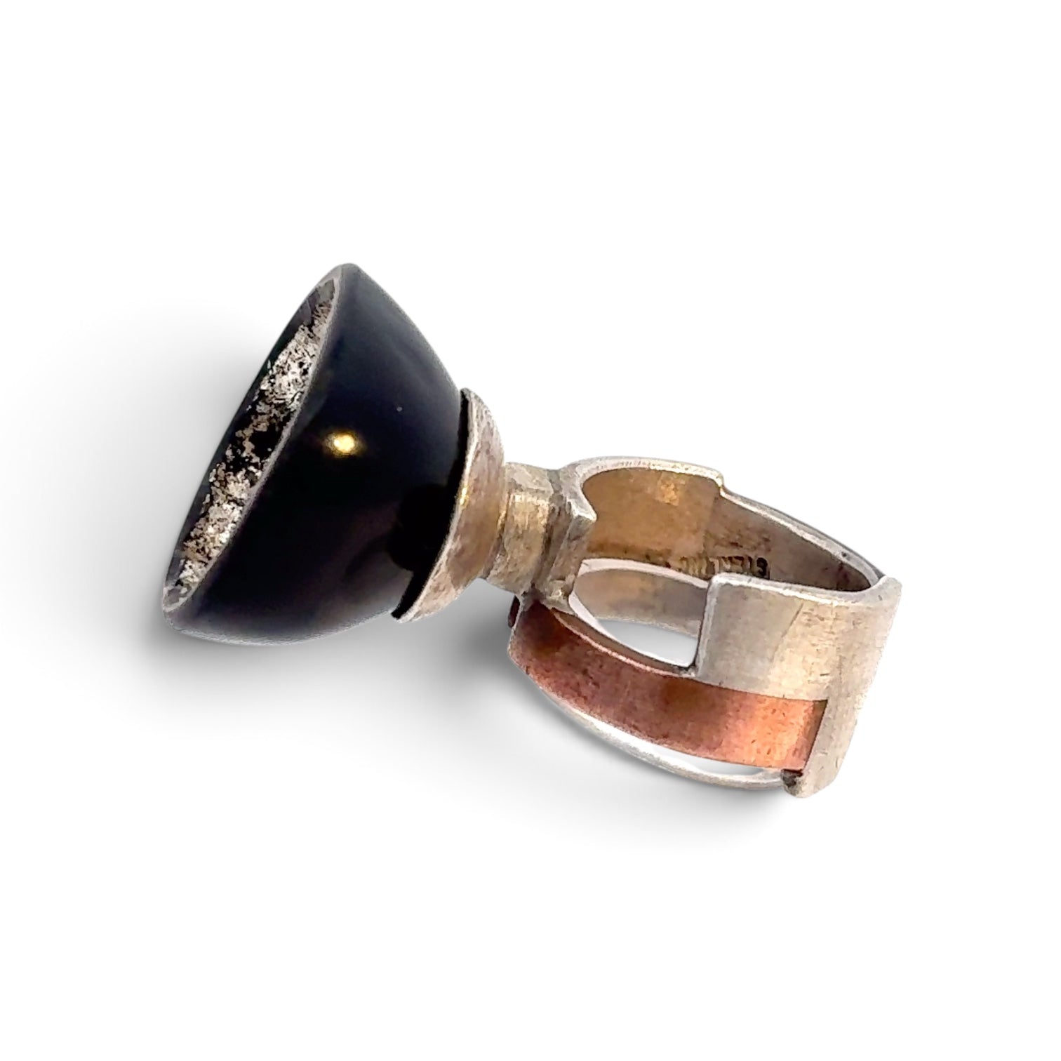 David Jones: Fine Silver Kukui Nut Ring
