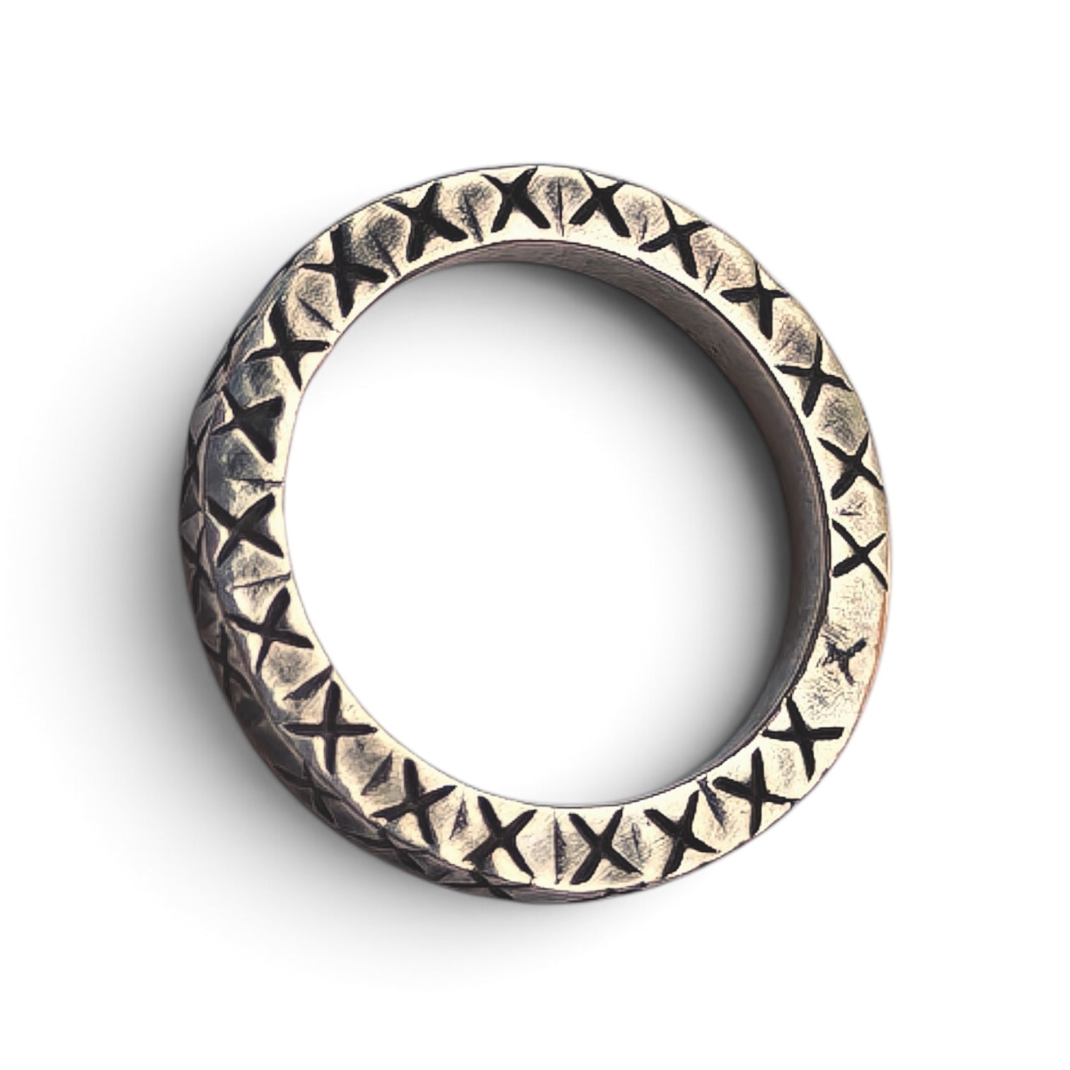 David Jones: Textured Stack Ring