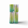 Naoko Yoshizawa: Yellow-Green, Two Rectangle Earrings