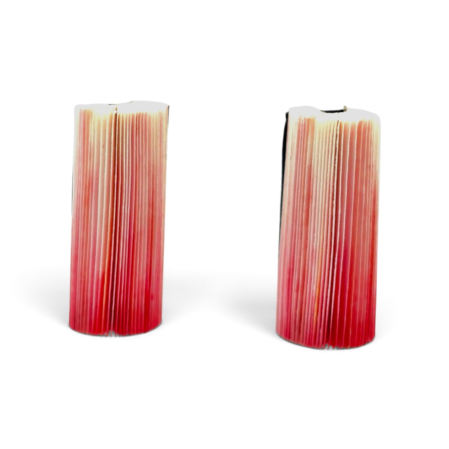 Naoko Yoshizawa: Red, One Rectangle Earrings