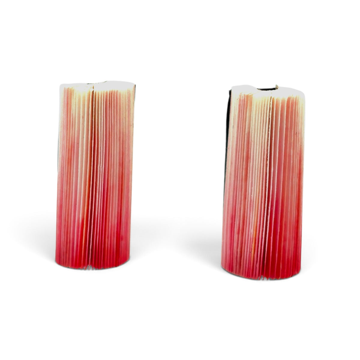 Naoko Yoshizawa: Red, One Rectangle Earrings