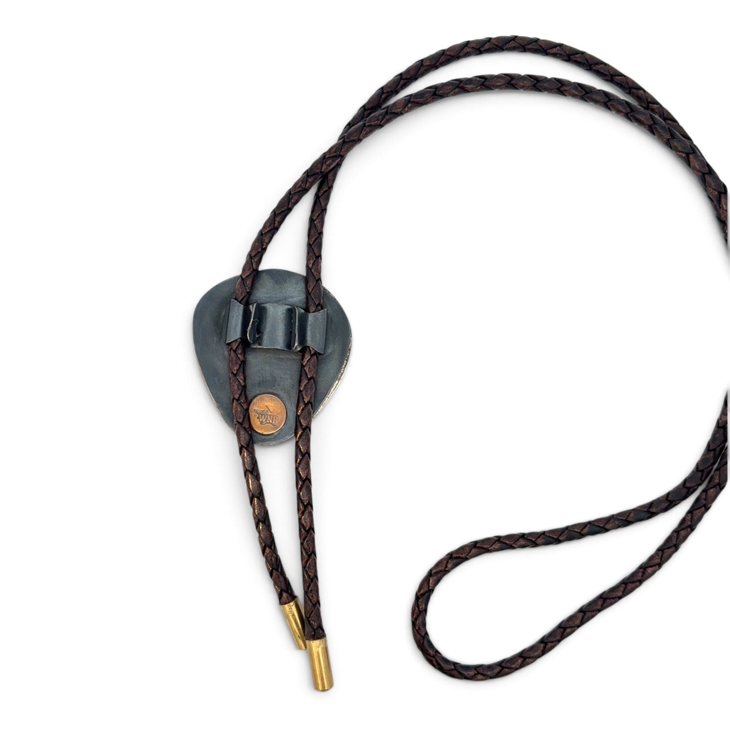 Wyatt Nestor-Pasicznyk: Spiny Oyster Shell, Turquoise, Buffalo Bolo Tie