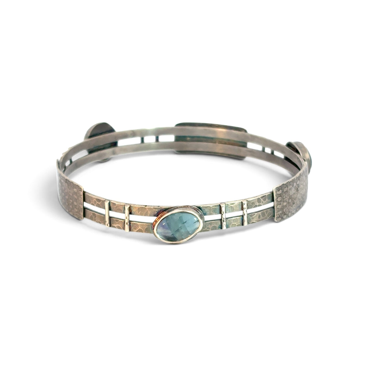 Dorothy Northern: Sterling Silver and Fluorite Bracelet
