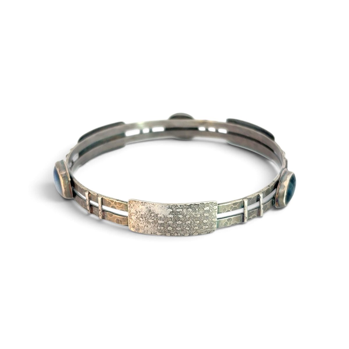 Dorothy Northern: Sterling Silver and Fluorite Bracelet