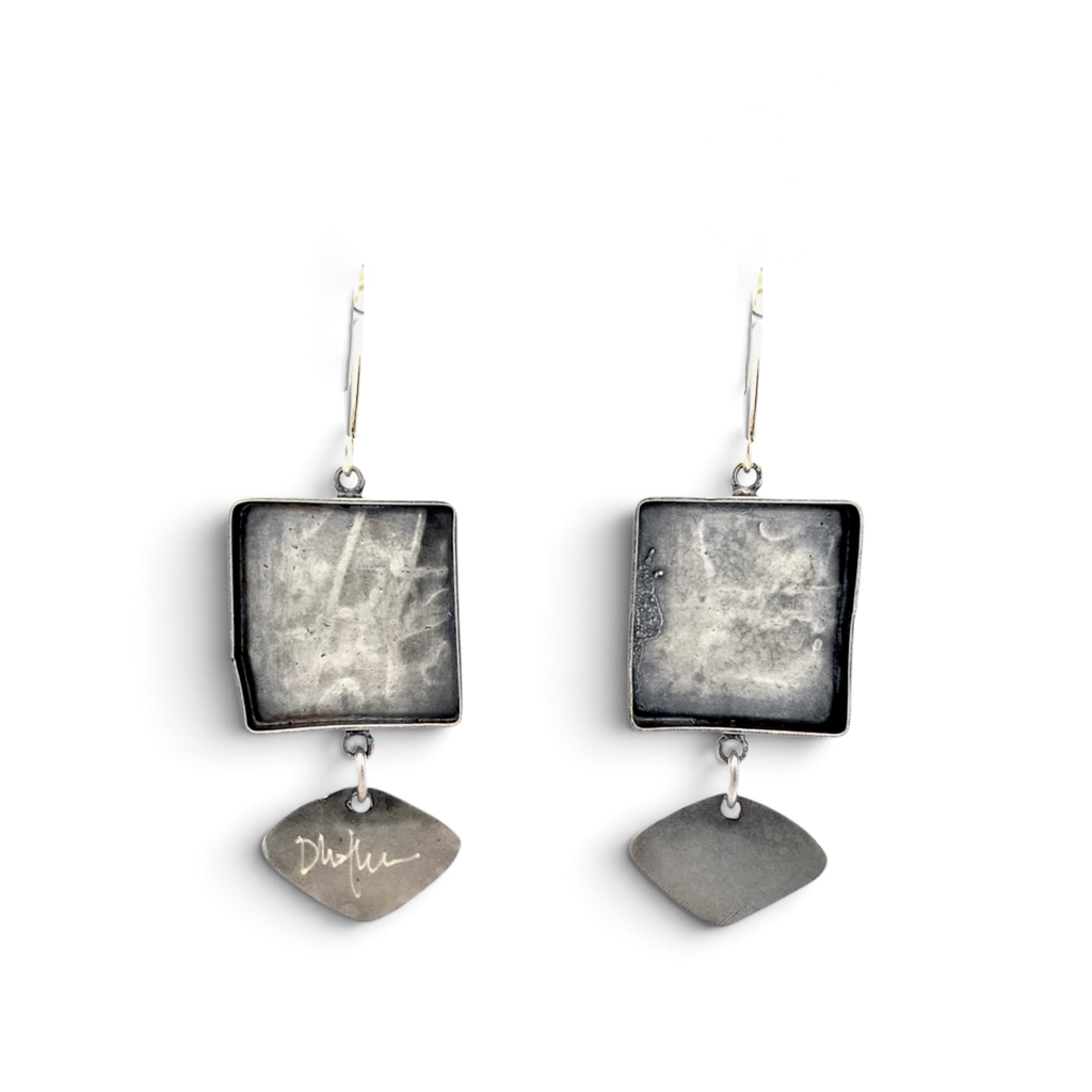 Dorothy Northern: Sterling Silver and Labradorite Earrings